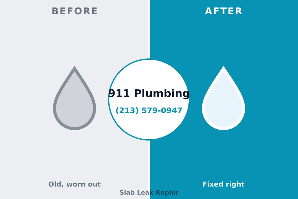 Before and after: plumbing repair Excelsior Springs, MO